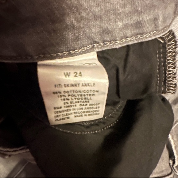 Joe’s Jeans skinny ankle jeans gray size 24 - Picture 8 of 8